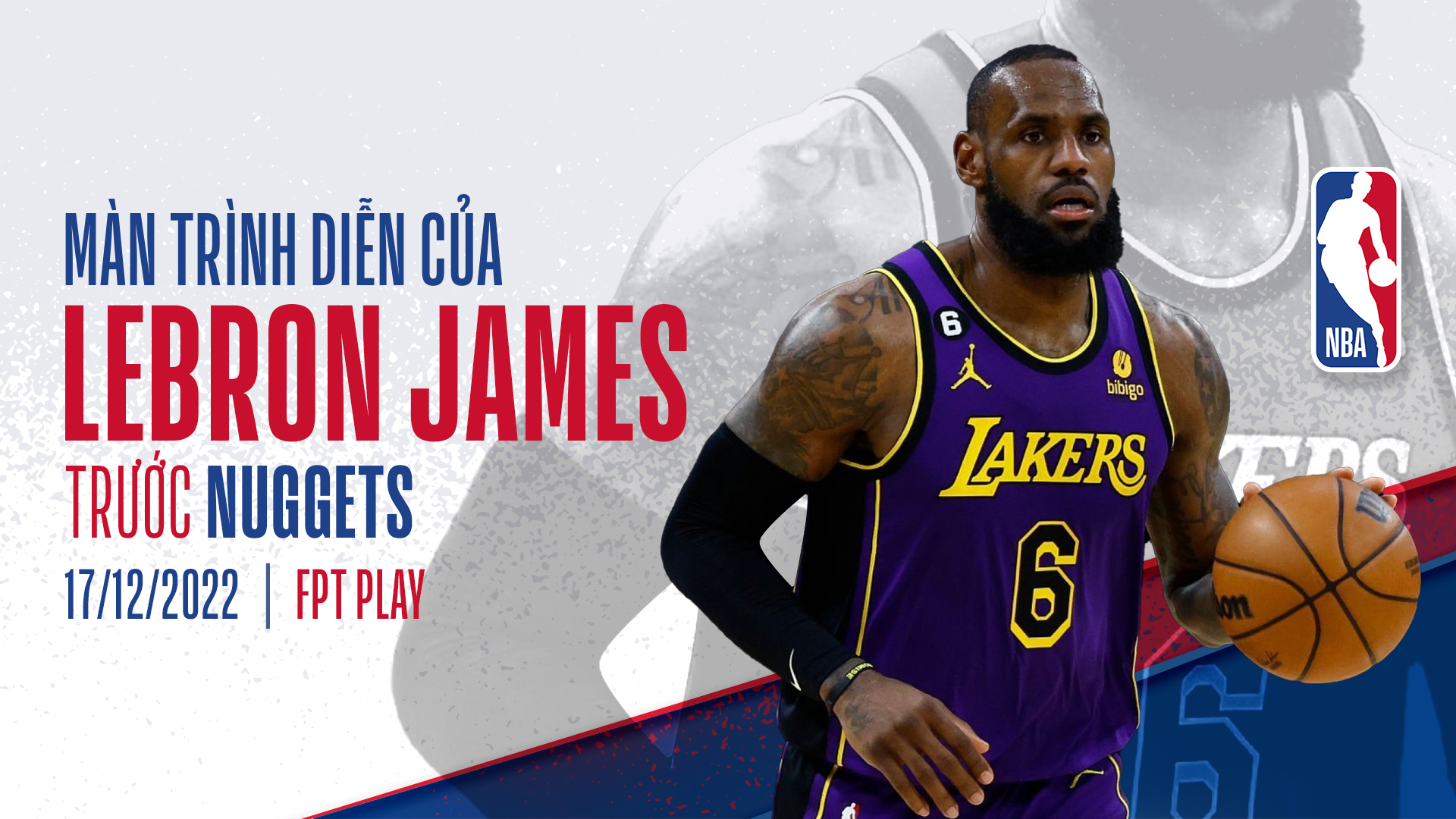 Màn trình diễn của LeBron James trước Denver Nuggets FPT Play