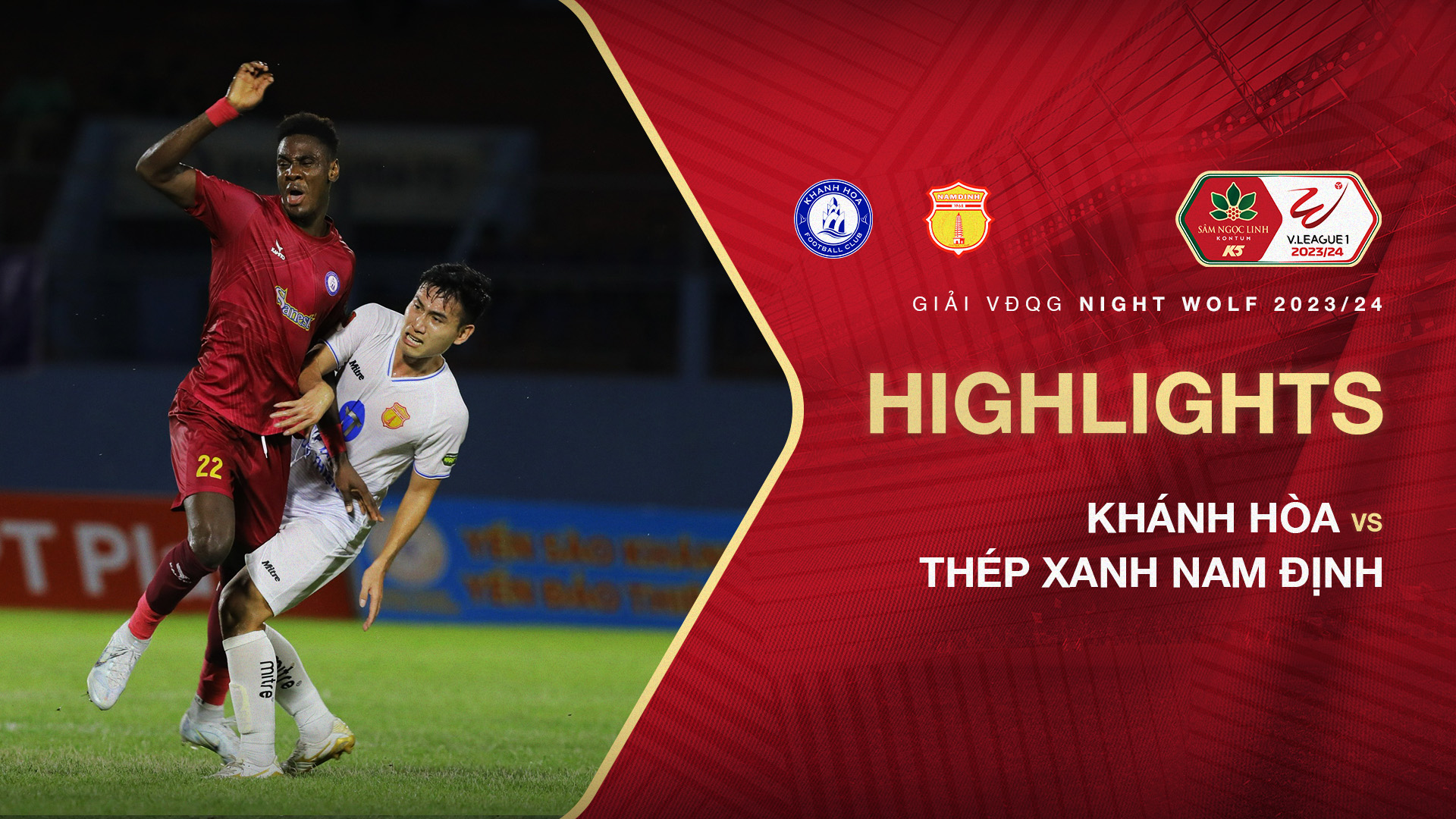 Khánh Hòa Thép Xanh Nam Định Highlights FPT Play