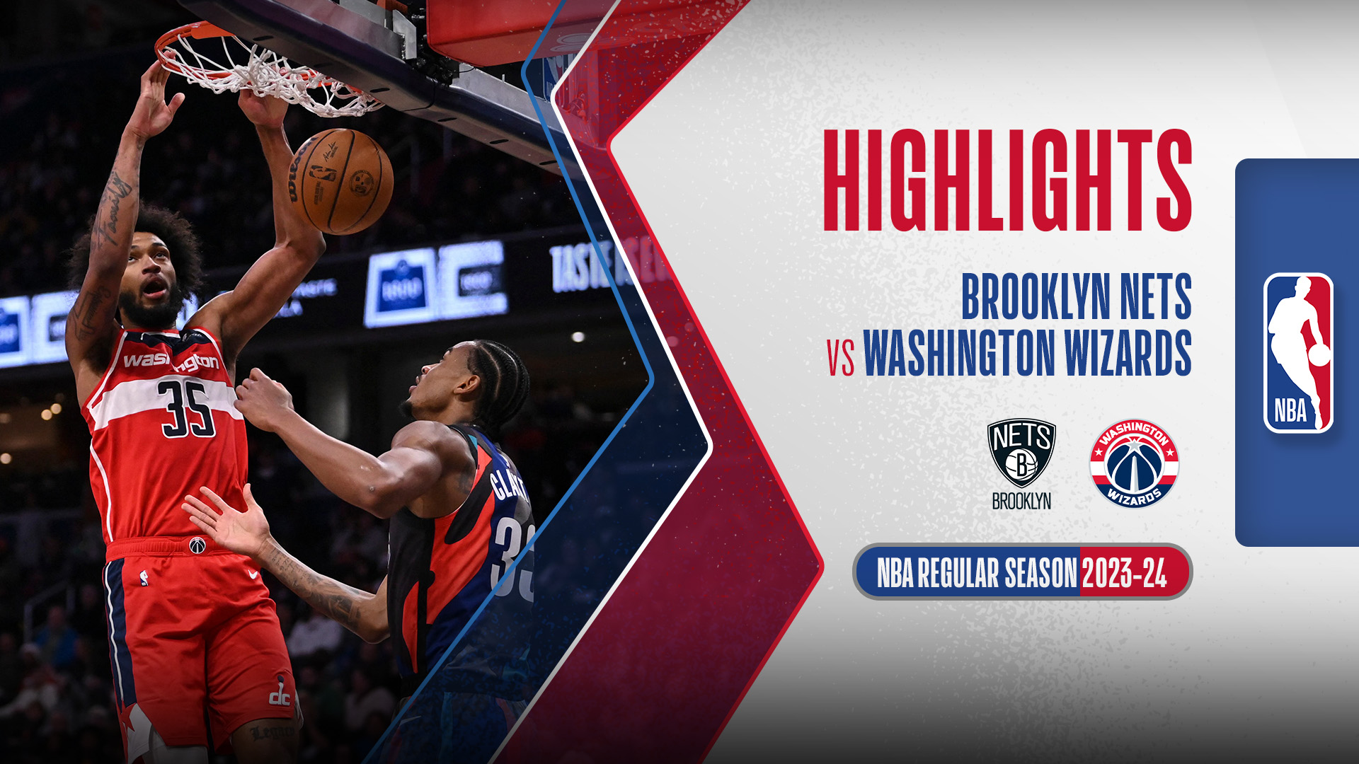 Brooklyn Nets Washington Wizards Highlights 28 3 FPT Play