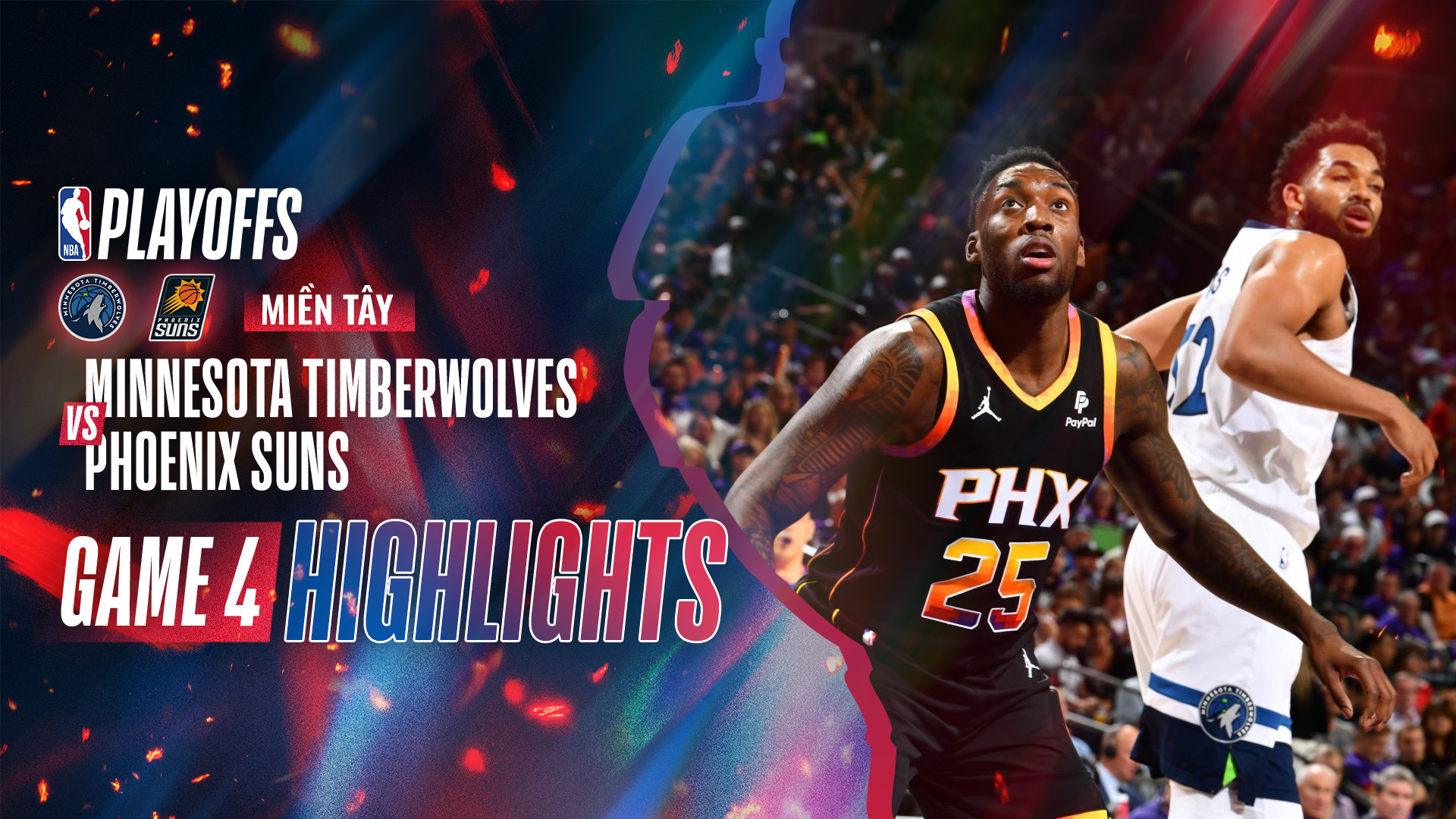 Minnesota Timberwolves Phoenix Suns Highlights 29 4 Game 4 FPT Play