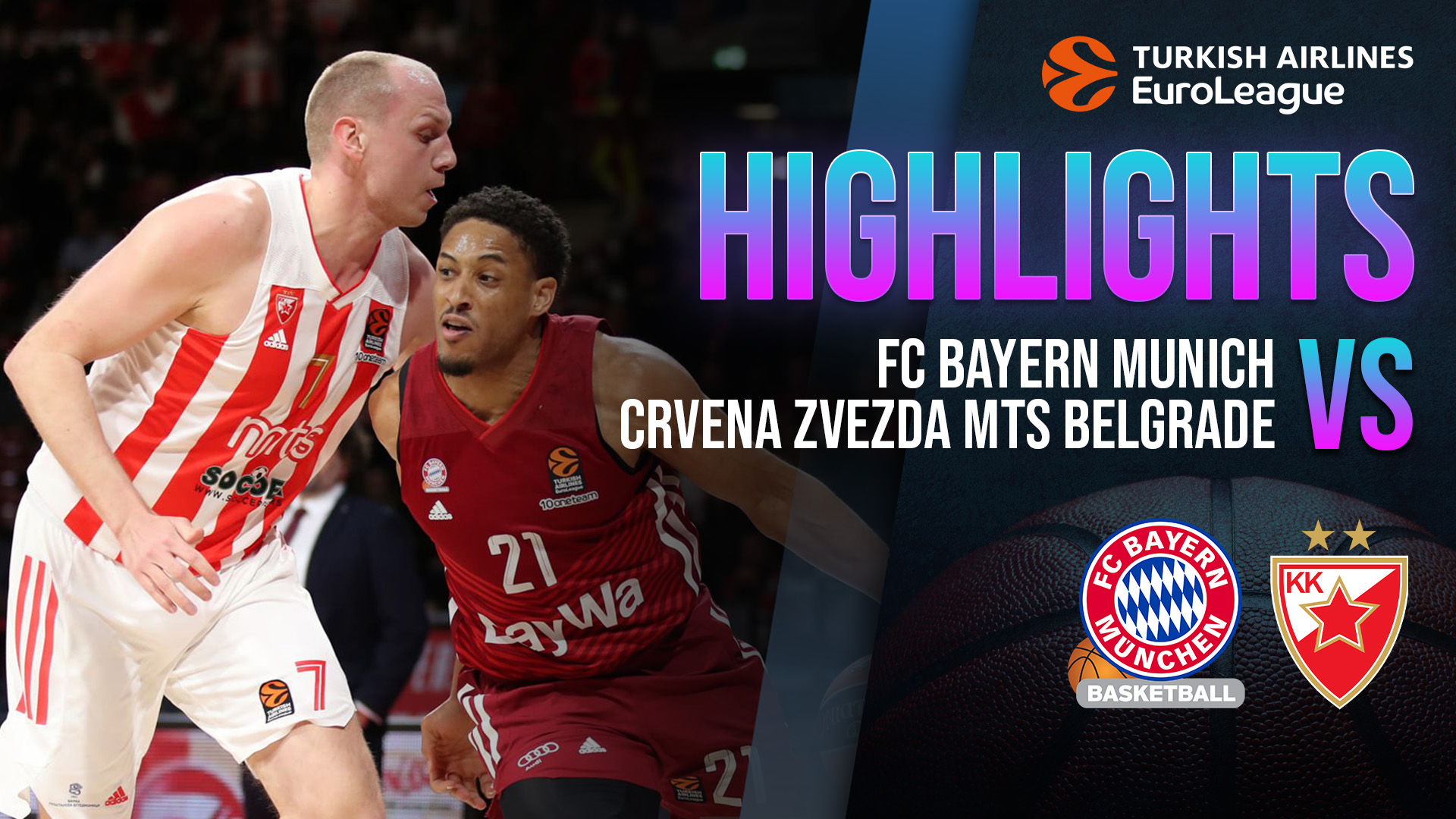 Crvena Zvezda mts Belgrade - FC Bayern Munich Highlights