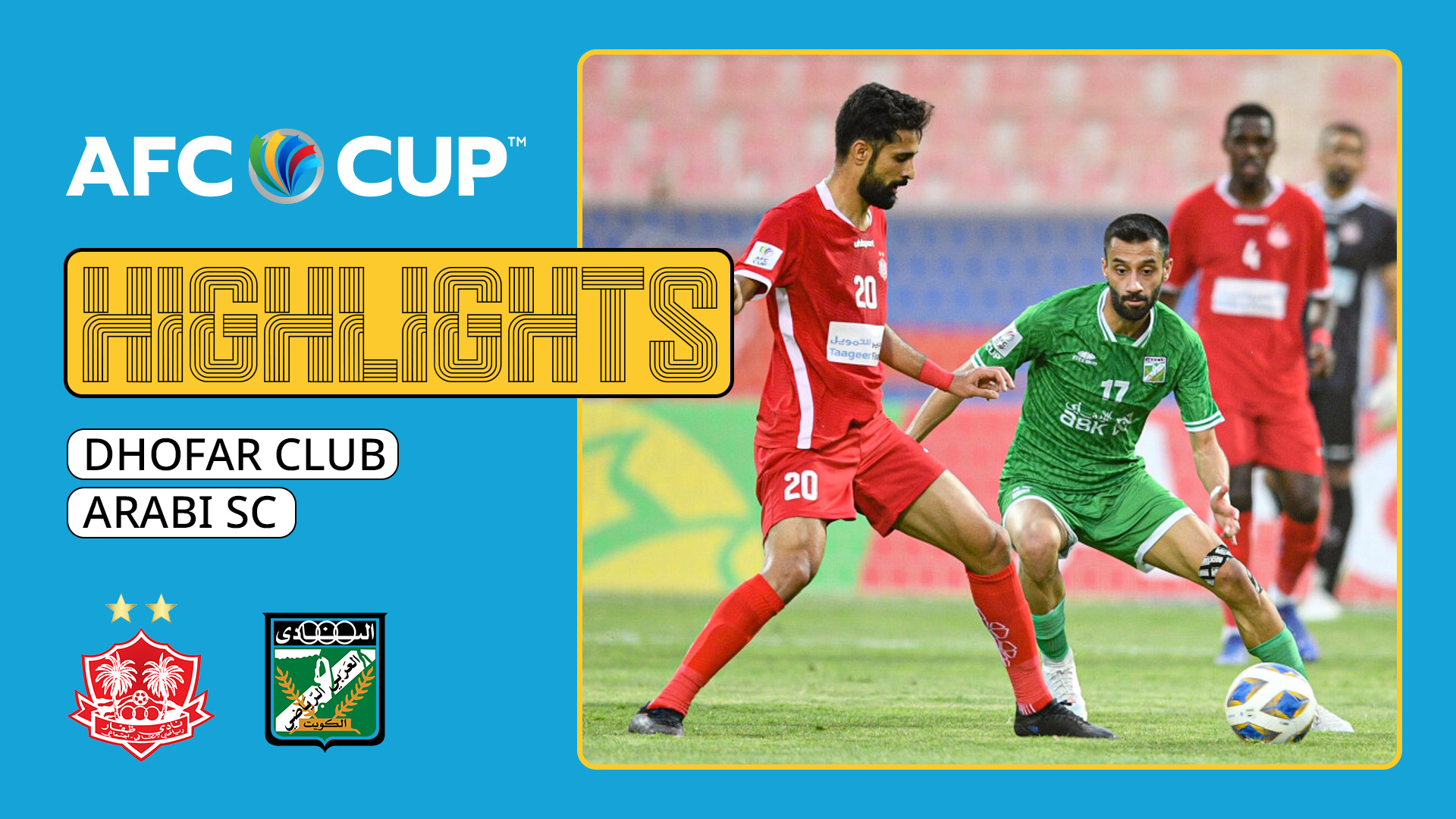 Dhofar Club - Arabi SC | Bất phân thắng bại - Highlights | FPT Play