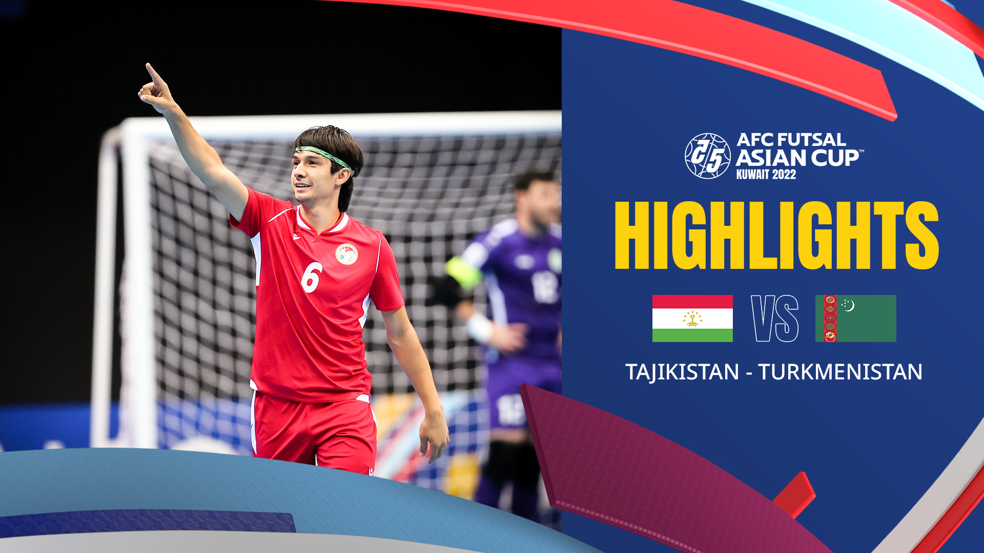 Tajikistan Turkmenistan Highlights AFC Futsal Asian Cup FPT Play