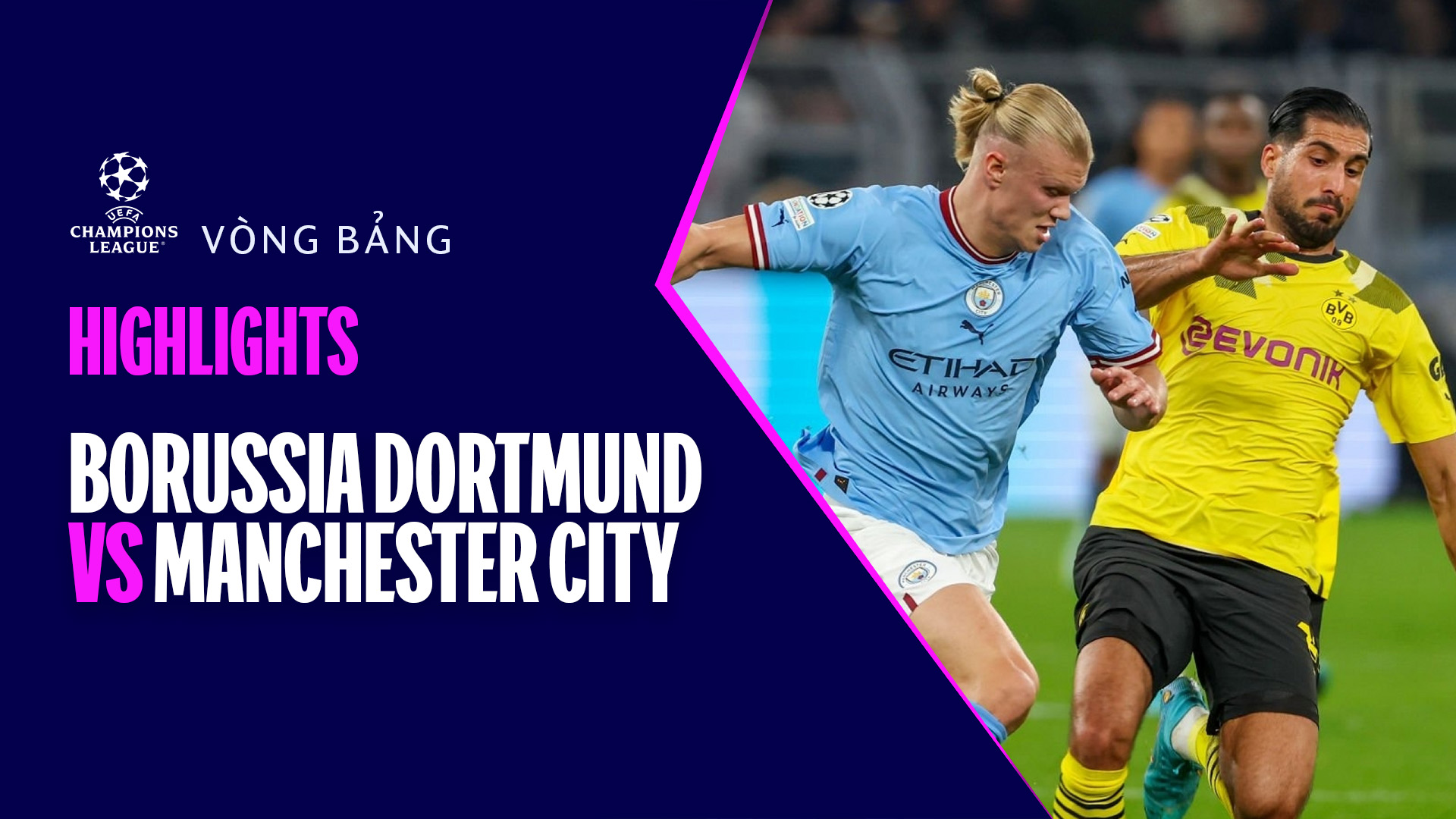 Borussia Dortmund - Manchester City Highlights | FPT Play