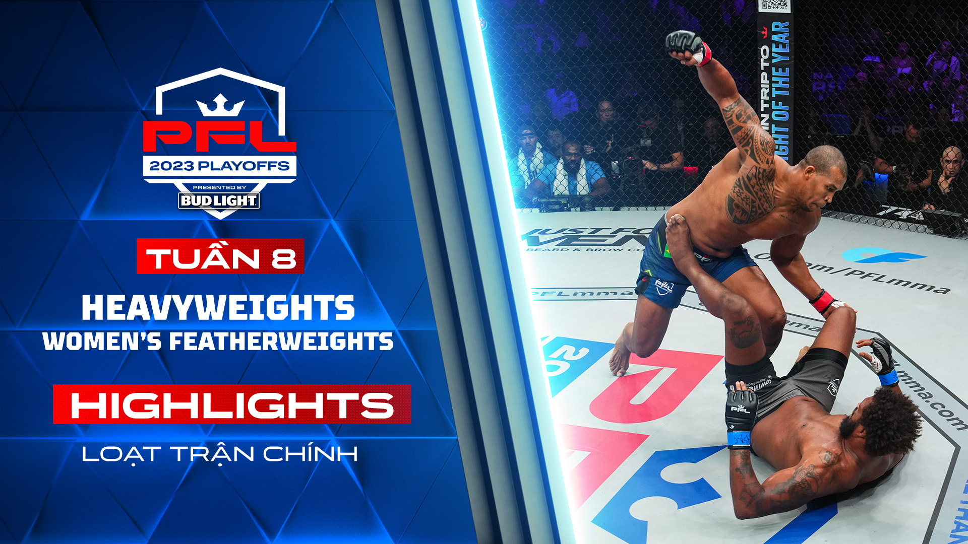 Pfl Playoffs 2023 Heavyweights And Womens Featherweights Highlights