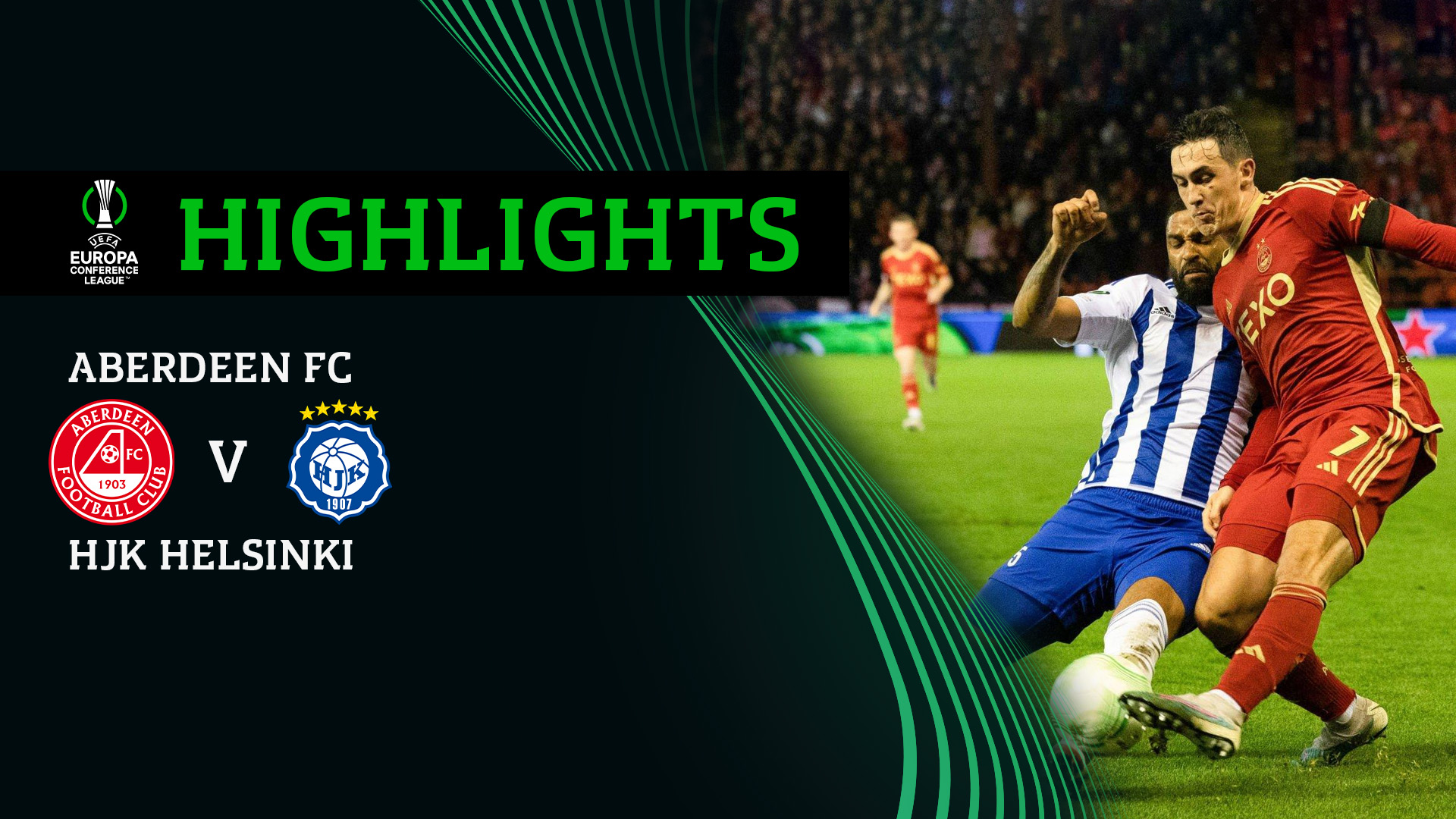 Aberdeen FC - HJK Helsinki Highlights | FPT Play