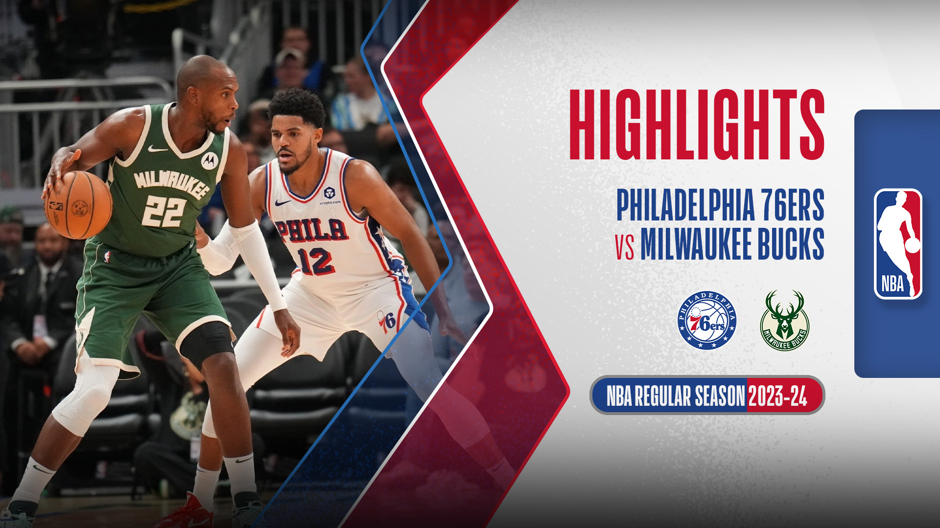 Philadelphia 76ers - Milwaukee Bucks Highlights | FPT Play