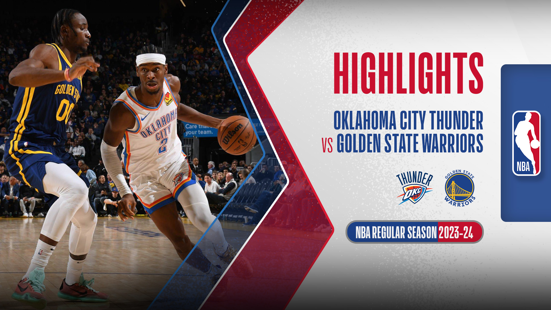 Oklahoma City Thunder - Golden State Warriors Highlights | FPT Play