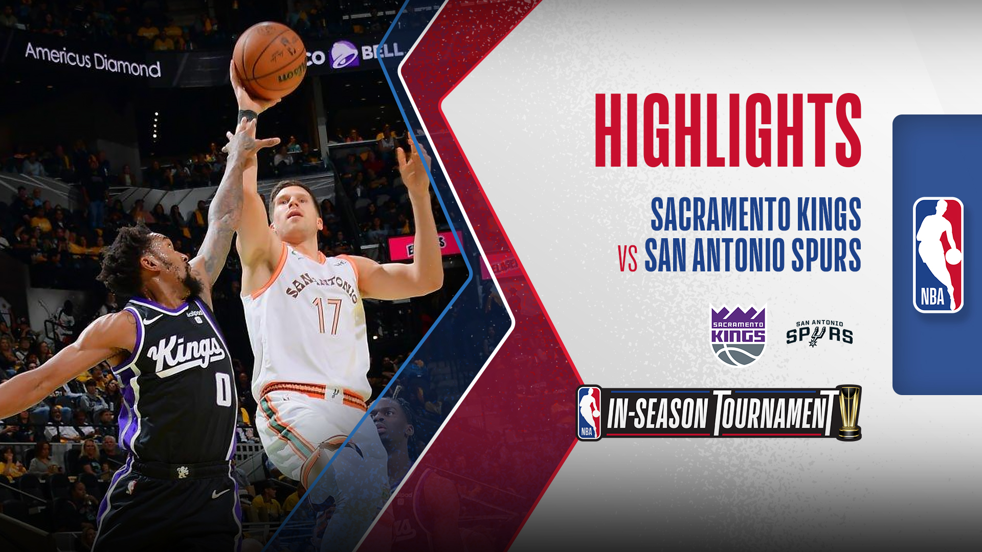 Sacramento Kings - San Antonio Spurs Highlights | FPT Play