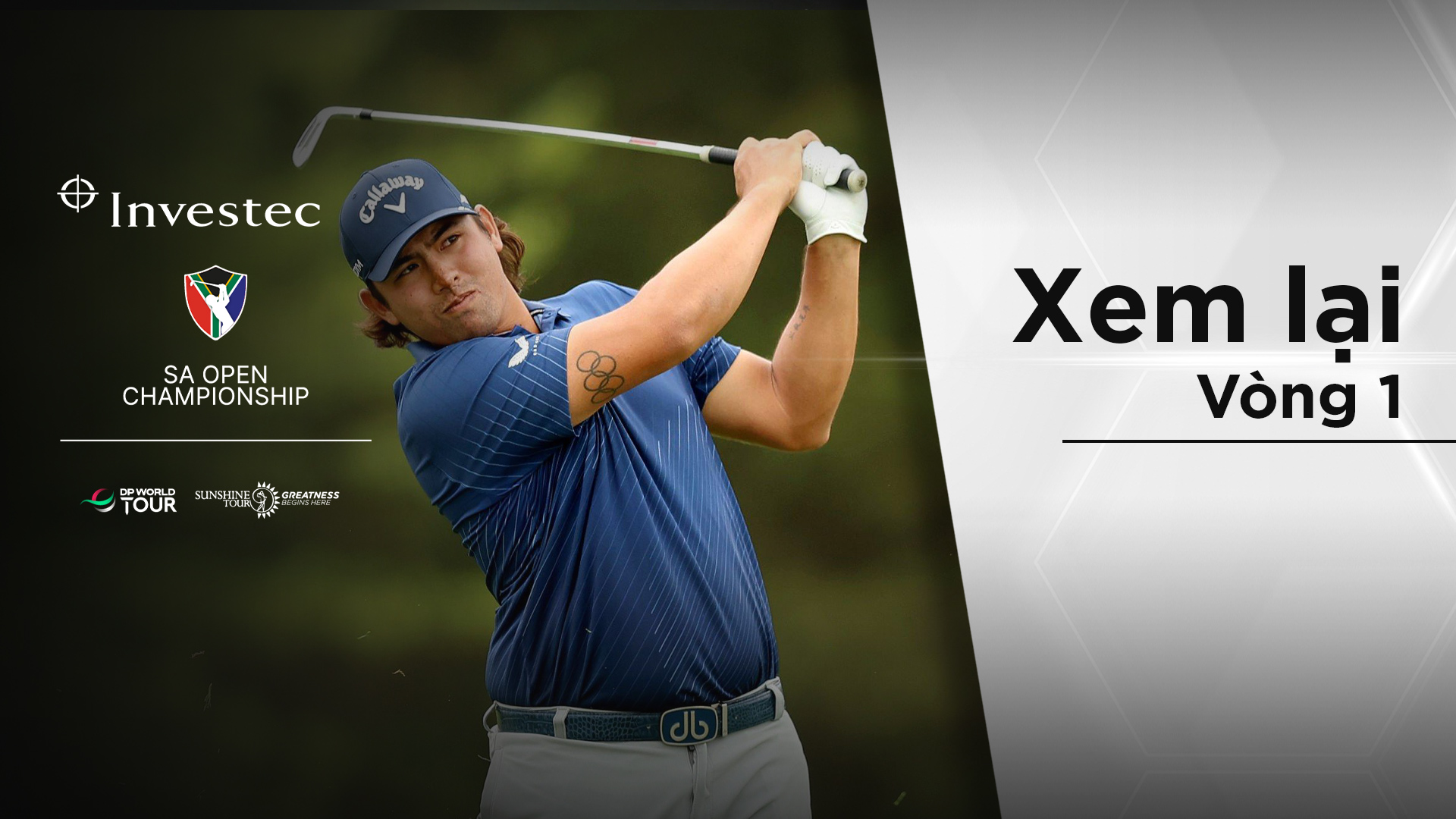 Golf DP World Tour: South African Open Championship 2023 - Vòng 1 | FPT