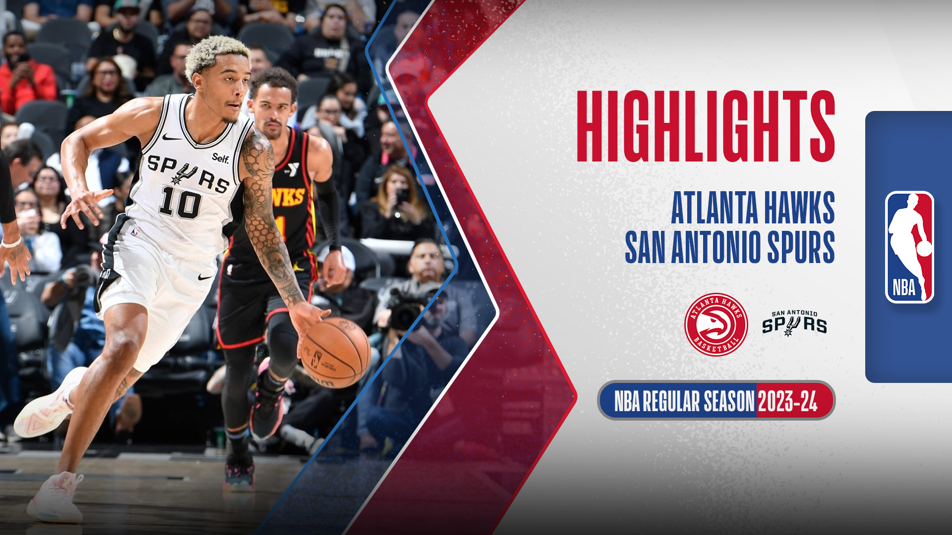 Atlanta Hawks - San Antonio Spurs Highlights 1/12 | FPT Play