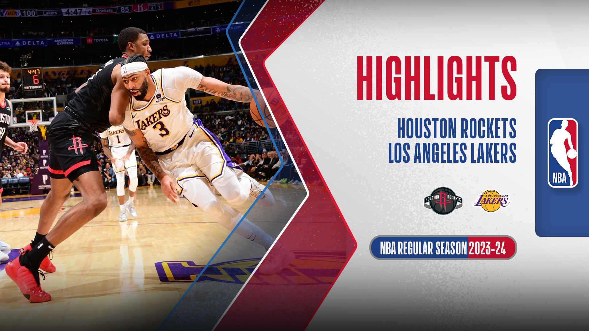 Houston Rockets Los Angeles Lakers Highlights 3/12 FPT Play