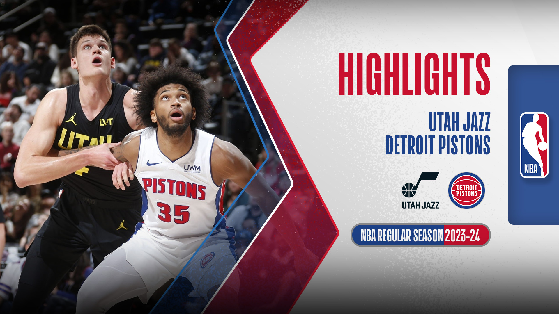 Utah Jazz - Detroit Pistons Highlights 22/12 | FPT Play