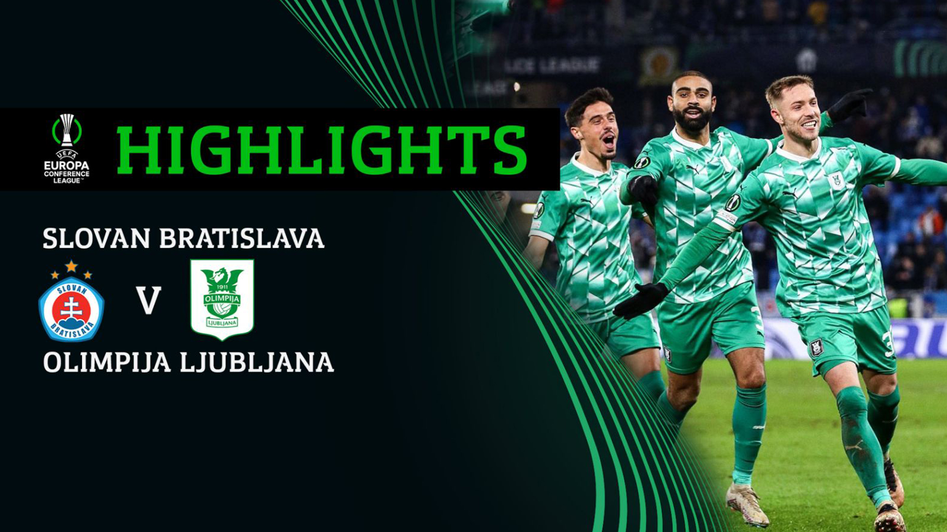 Slovan Bratislava - Olimpija Ljubljana Highlights | FPT Play