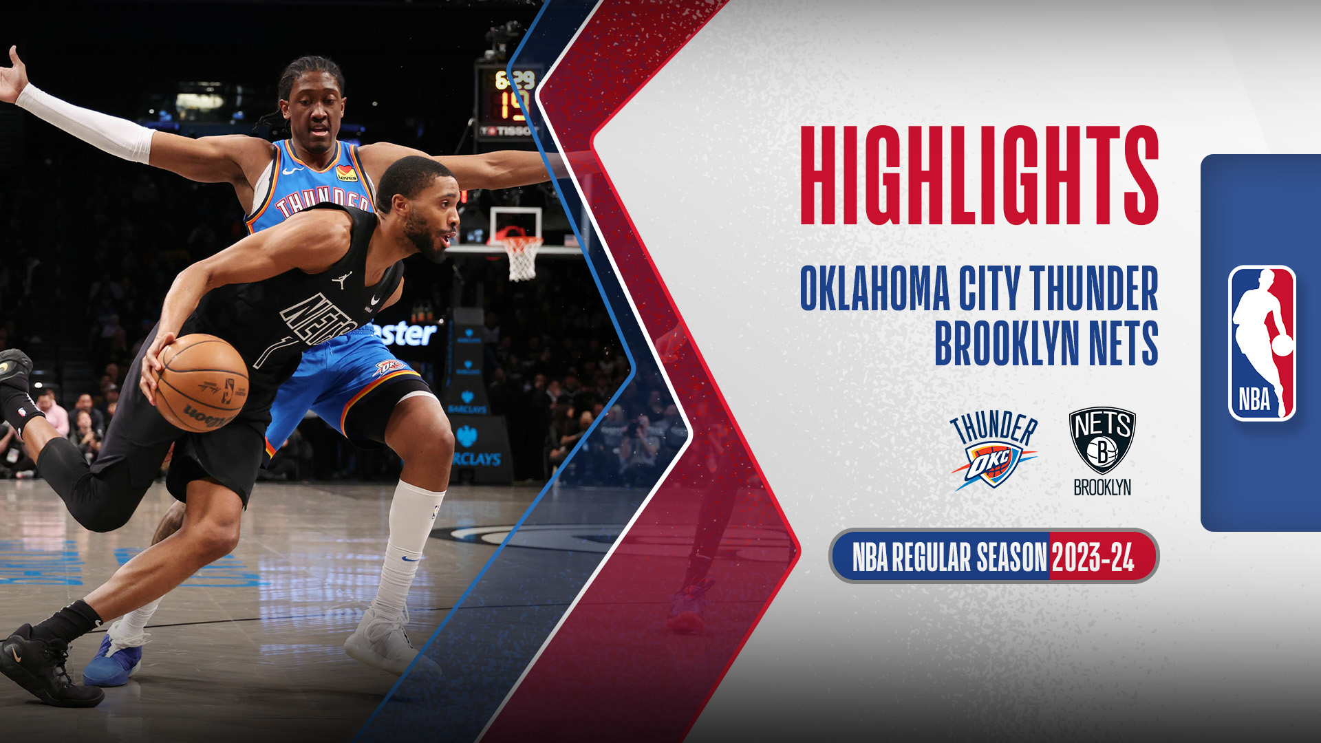 Oklahoma City Thunder Brooklyn Nets Highlights 6/1 FPT Play