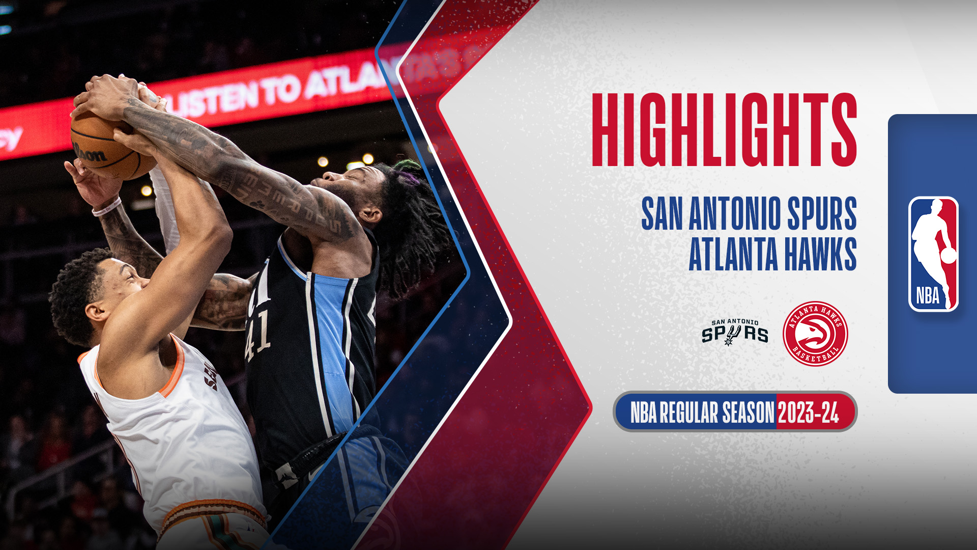 San Antonio Spurs - Atlanta Hawks Highlights 16/1 | FPT Play