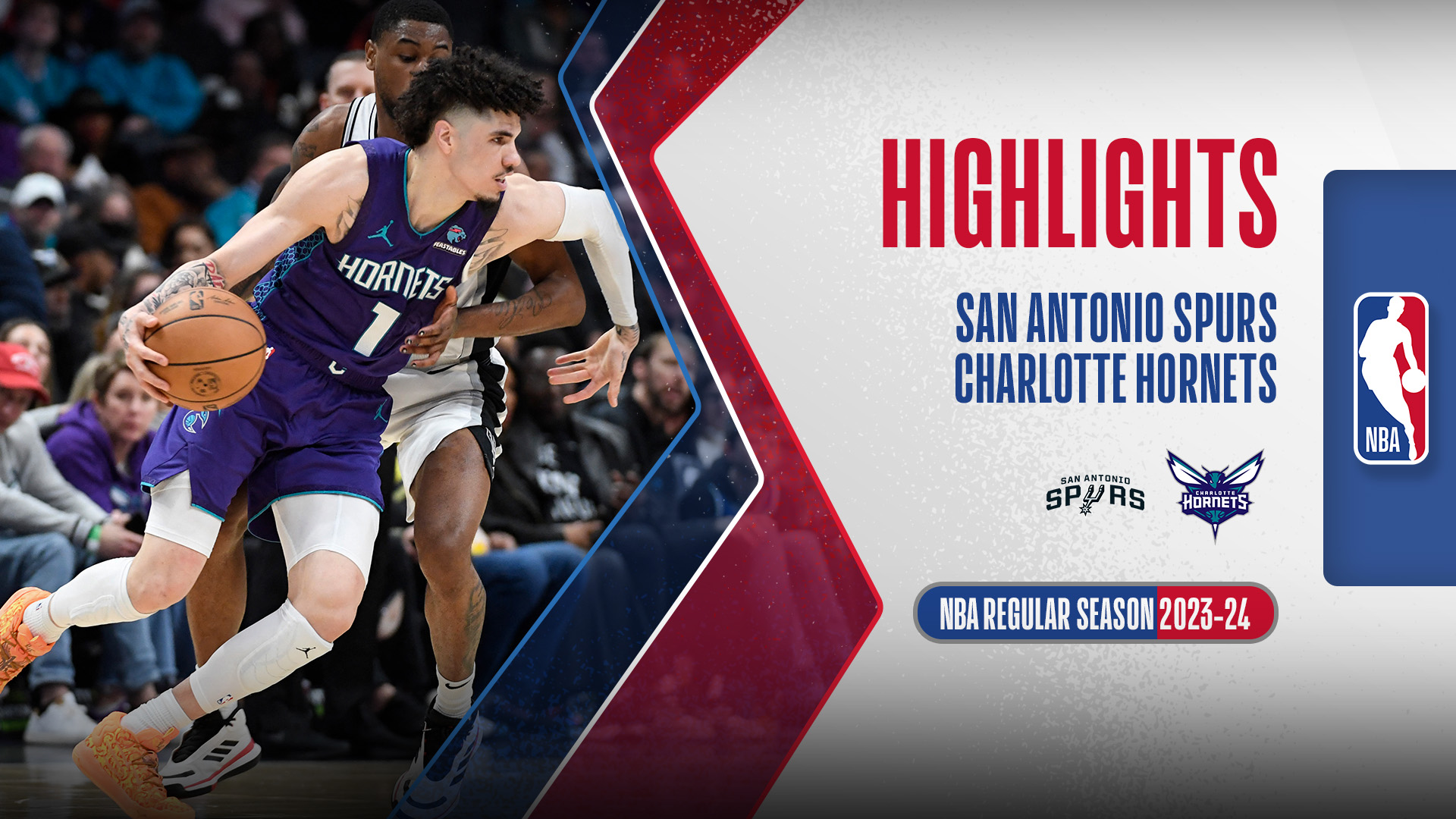 San Antonio Spurs - Charlotte Hornets Highlights 20/1 | FPT Play