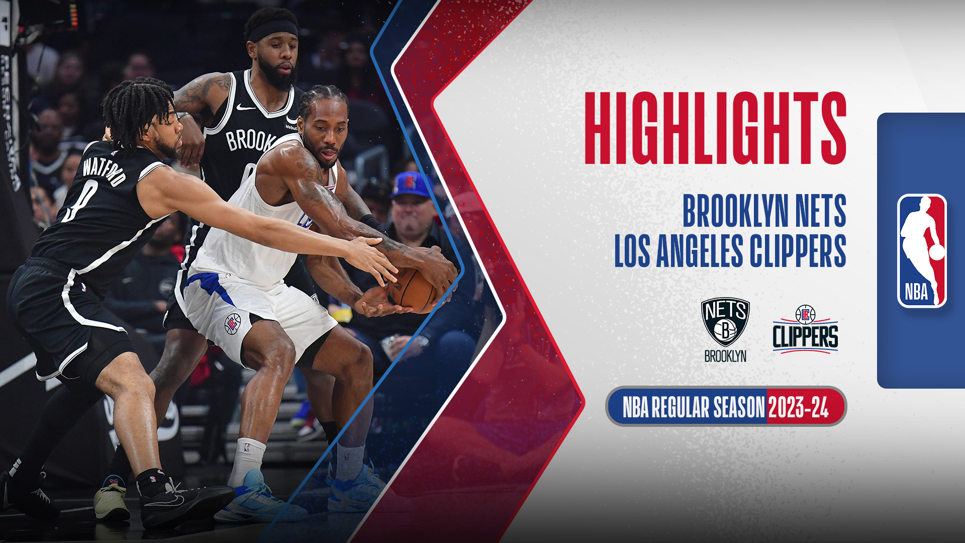 Brooklyn Nets - Los Angeles Clippers Highlights 22/1 | FPT Play