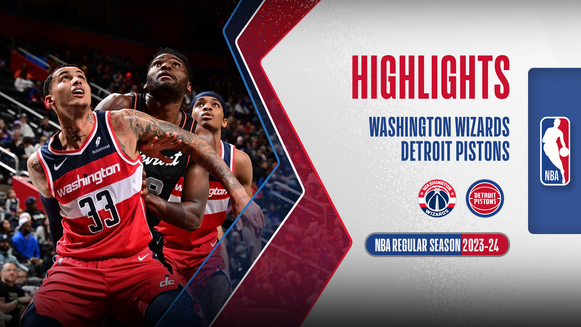 Washington Wizards - Detroit Pistons Highlights 28/1 | FPT Play