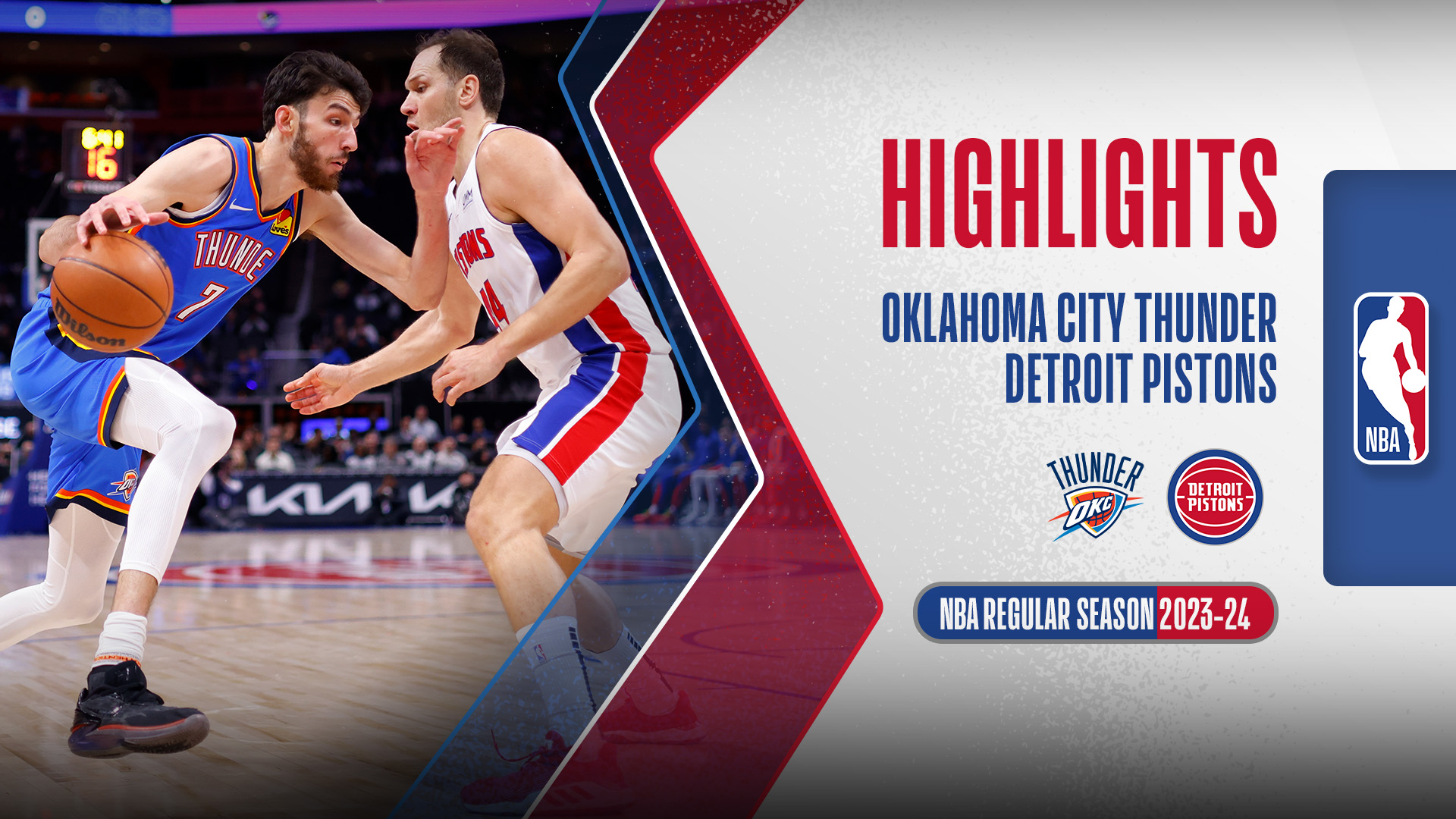 Oklahoma City Thunder Detroit Pistons Highlights 29/1 FPT Play