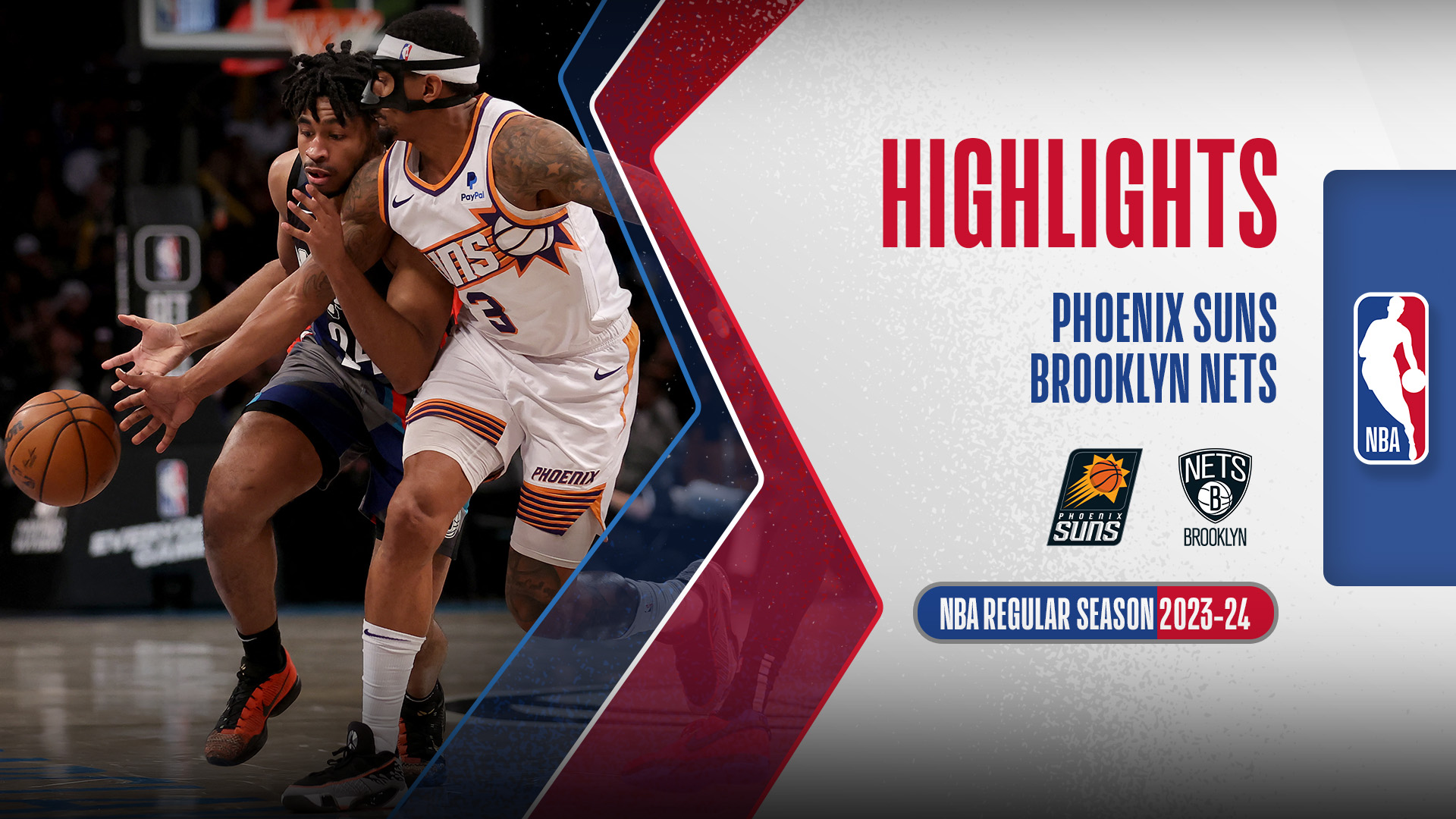 Phoenix Suns Brooklyn Nets Highlights 1/2 FPT Play