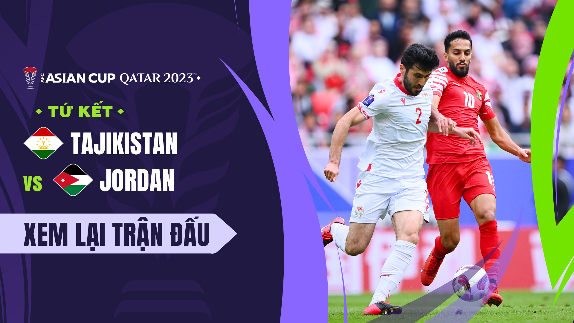 Tajikistan - Jordan | FPT Play