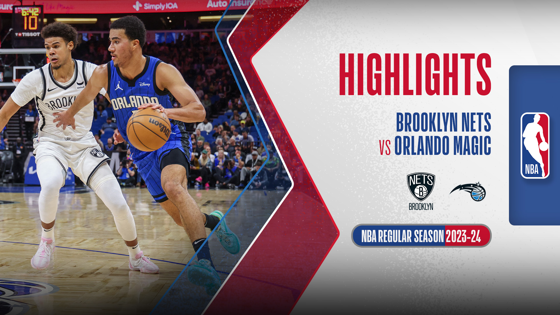 Brooklyn Nets Orlando Magic Highlights 28/2 FPT Play