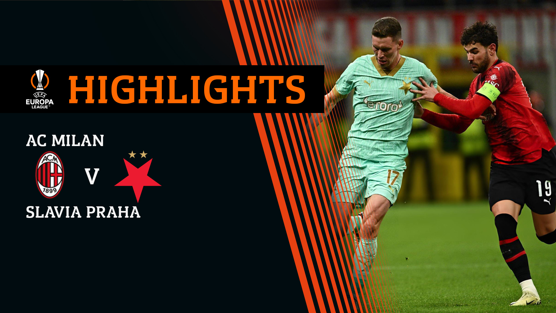 AC Milan - Slavia Praha Highlights | FPT Play