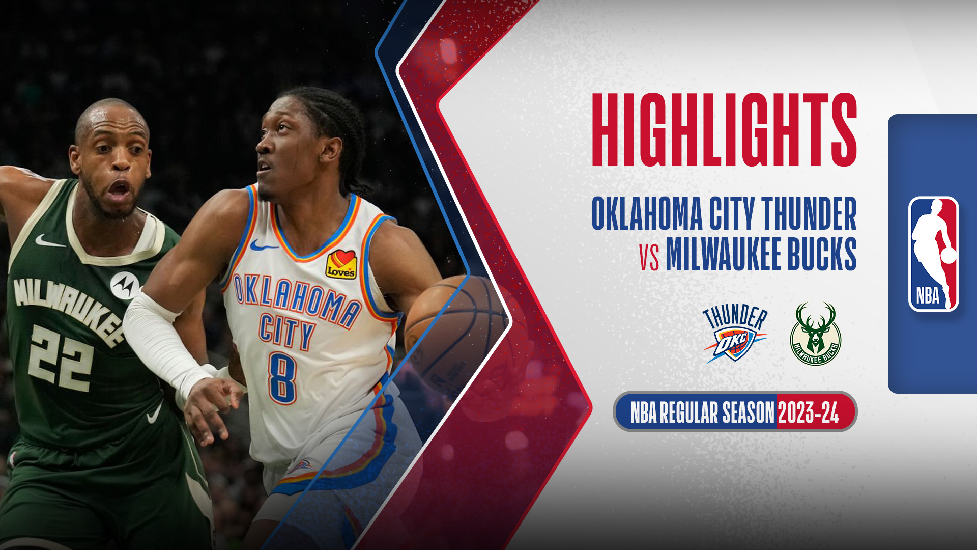 Oklahoma City Thunder - Milwaukee Bucks Highlights 25/3 | FPT Play