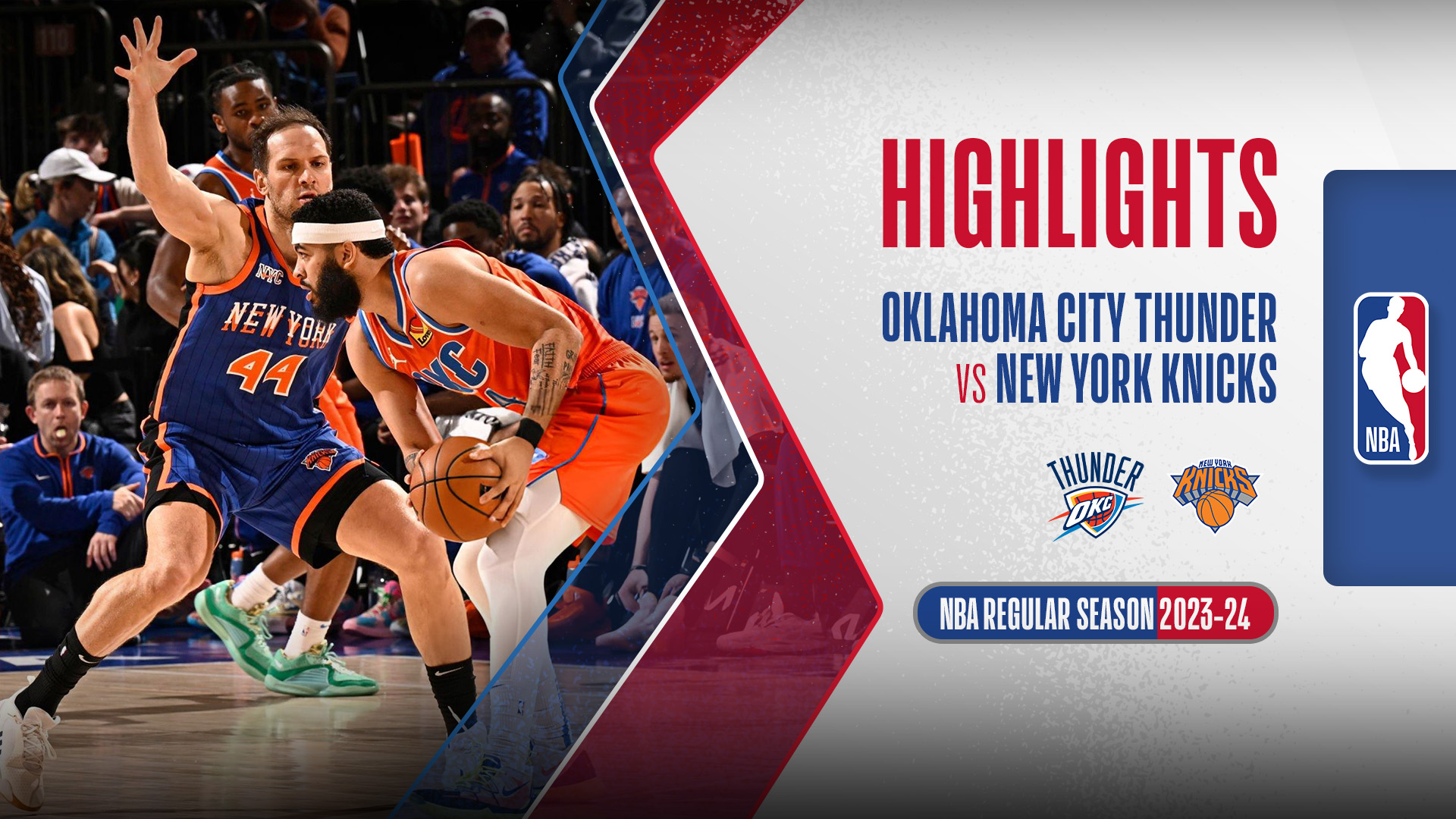 Oklahoma City Thunder - New York Knicks Highlights 1/4 | FPT Play