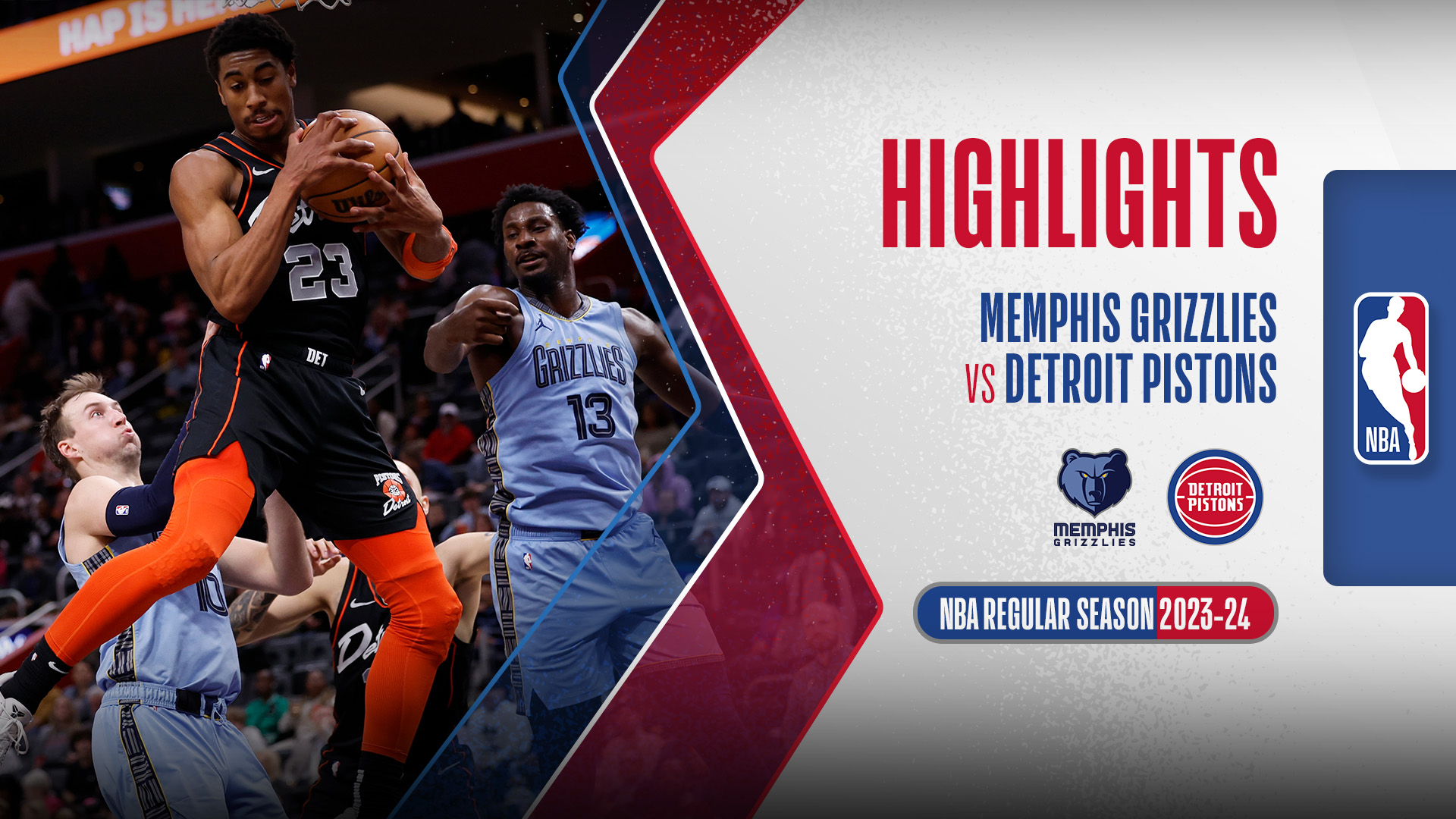 Memphis Grizzlies - Detroit Pistons Highlights 2/4 | FPT Play