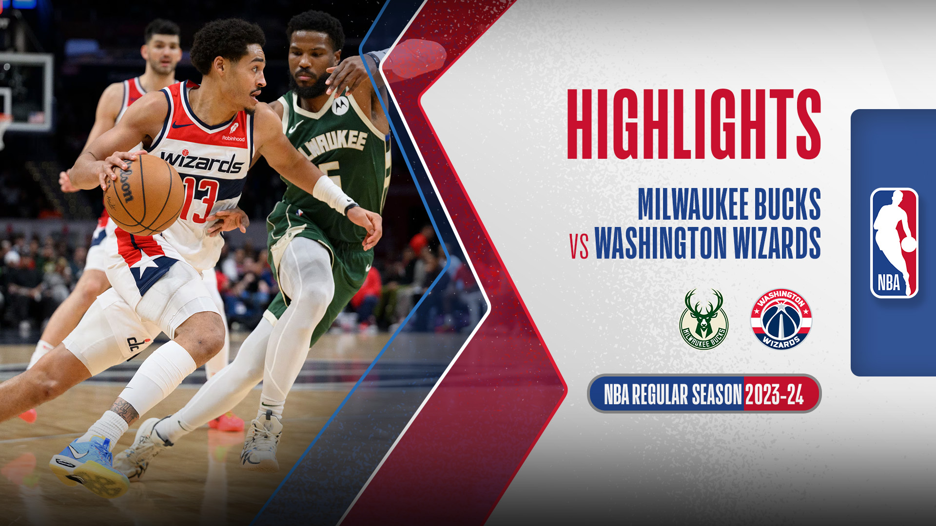 Milwaukee Bucks - Washington Wizards Highlights 3/4 | FPT Play