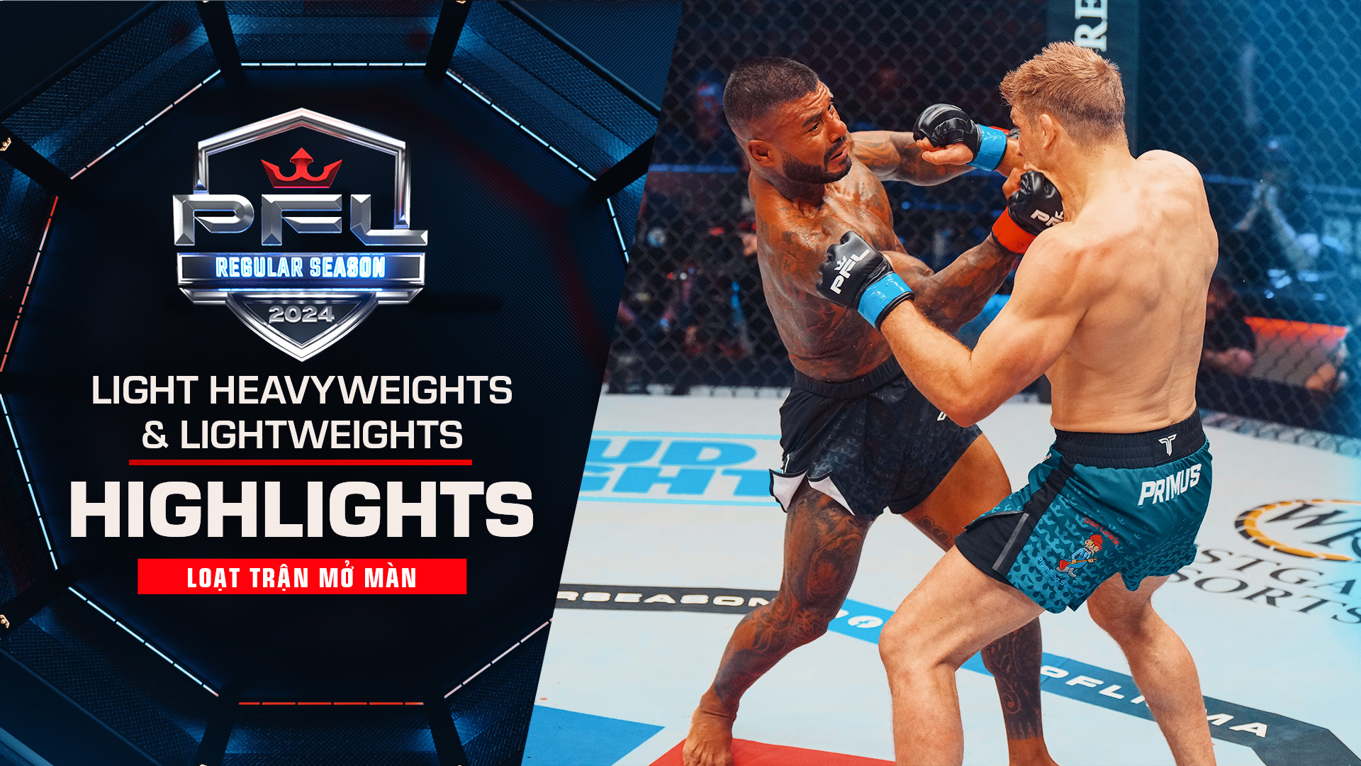 PFL Regular Season 2024: Light Heavyweights & Lightweights Highlights ...