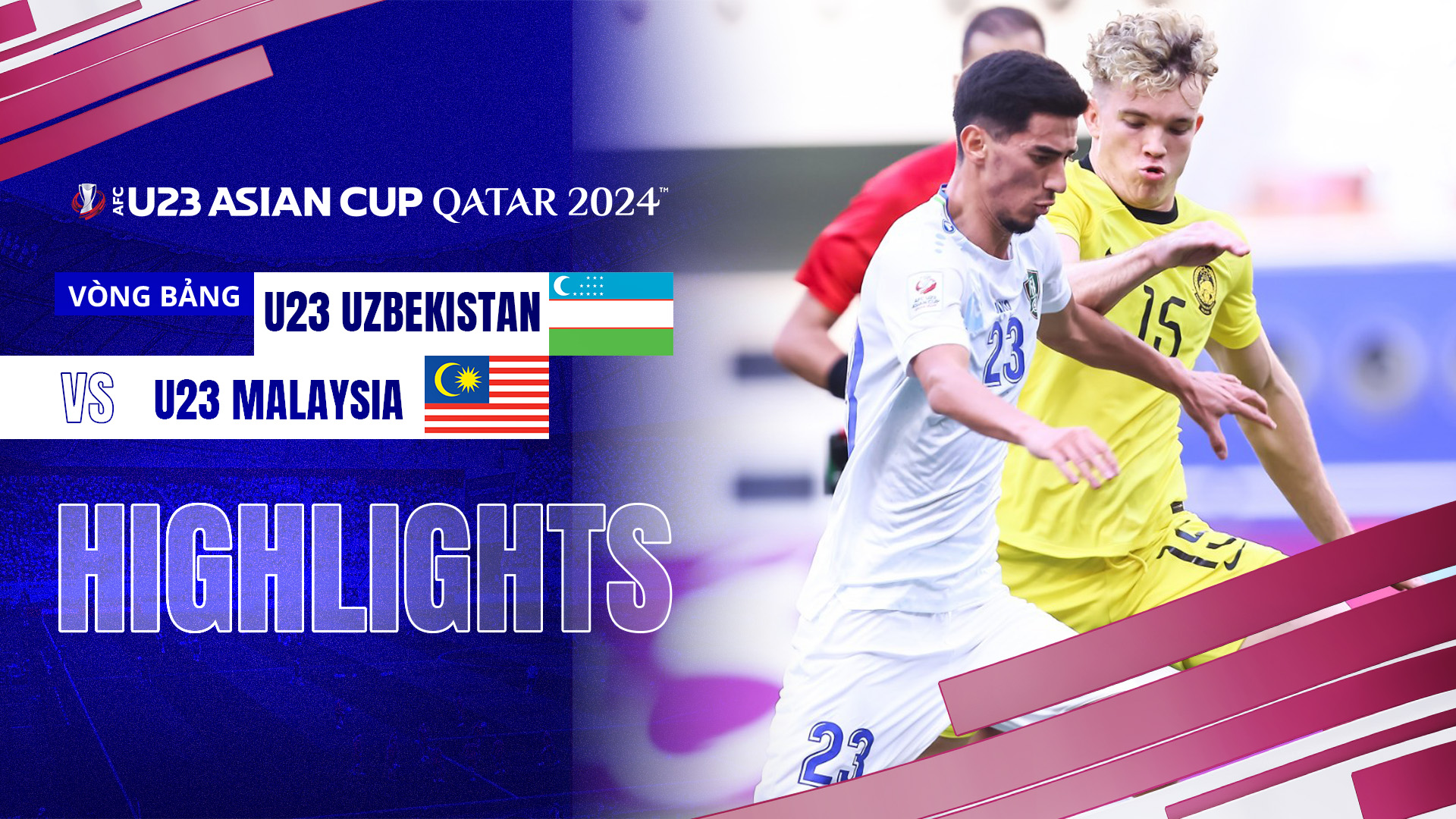 U23 Uzbekistan - U23 Malaysia Highlights | FPT Play