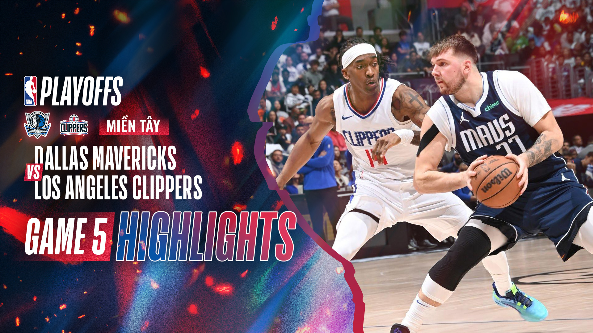 Dallas Mavericks - Los Angeles Clippers Highlights 2/5 Game 5 | FPT Play