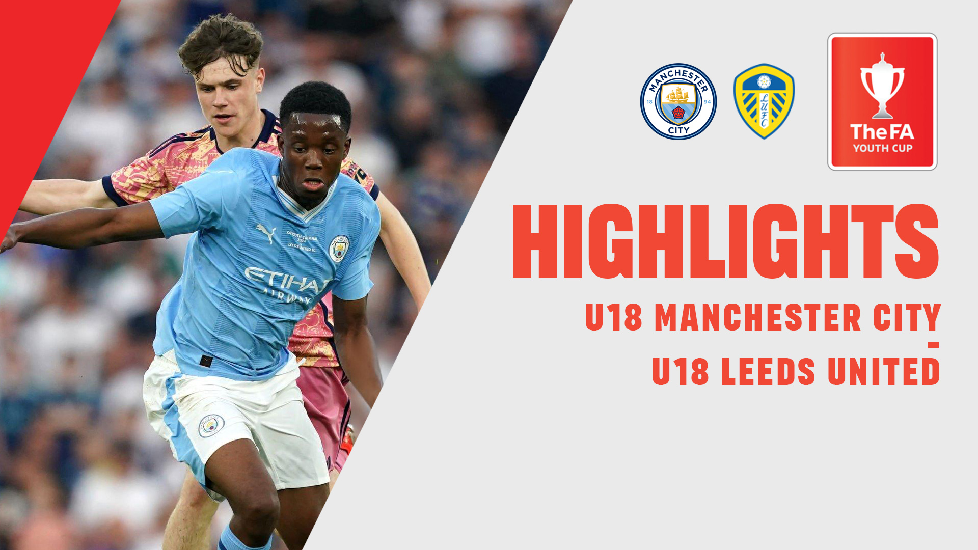 U18 Manchester City U18 Leeds United Highlights FPT Play