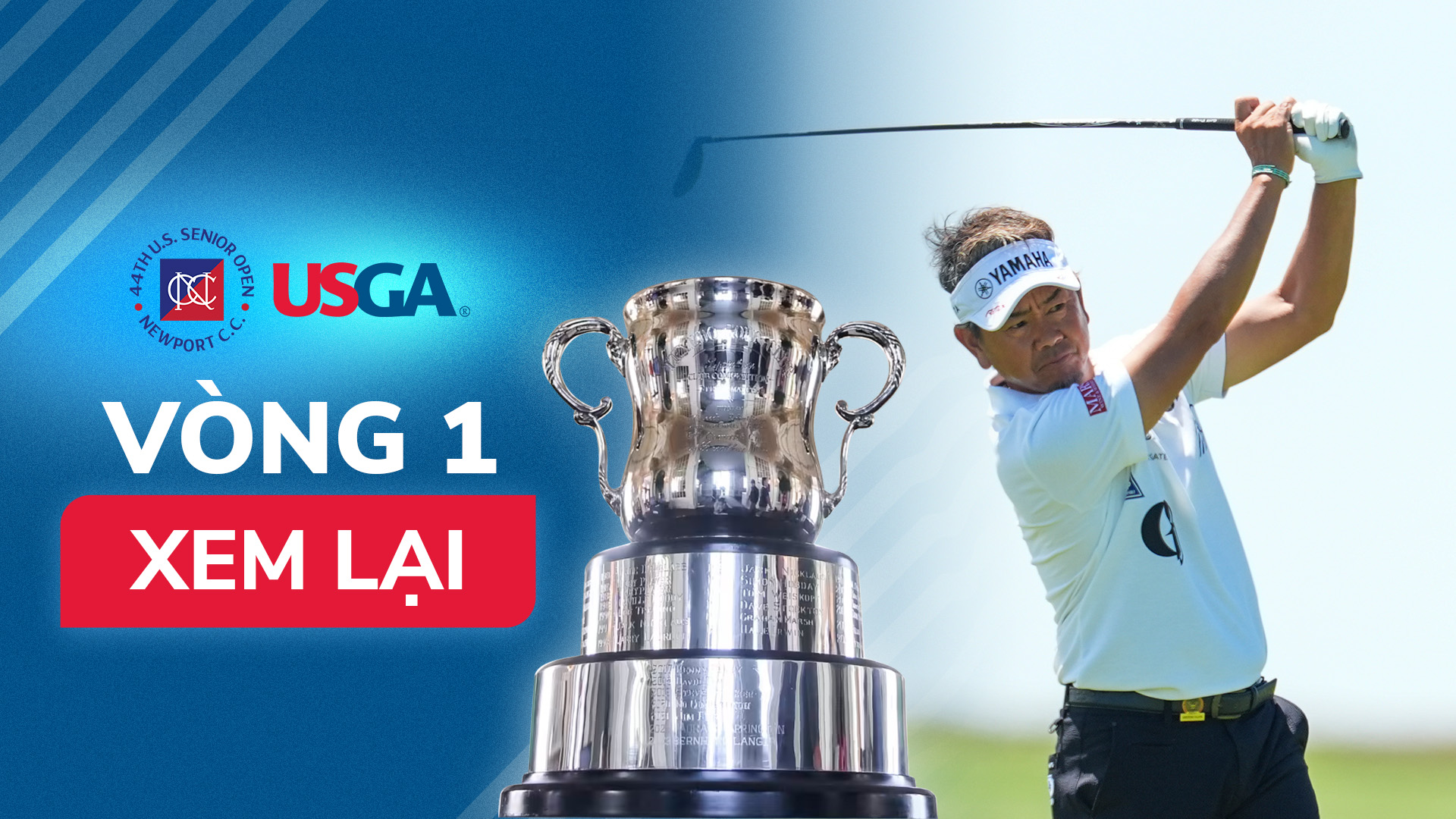 Golf US Senior Open 2024 Vòng 1 FPT Play