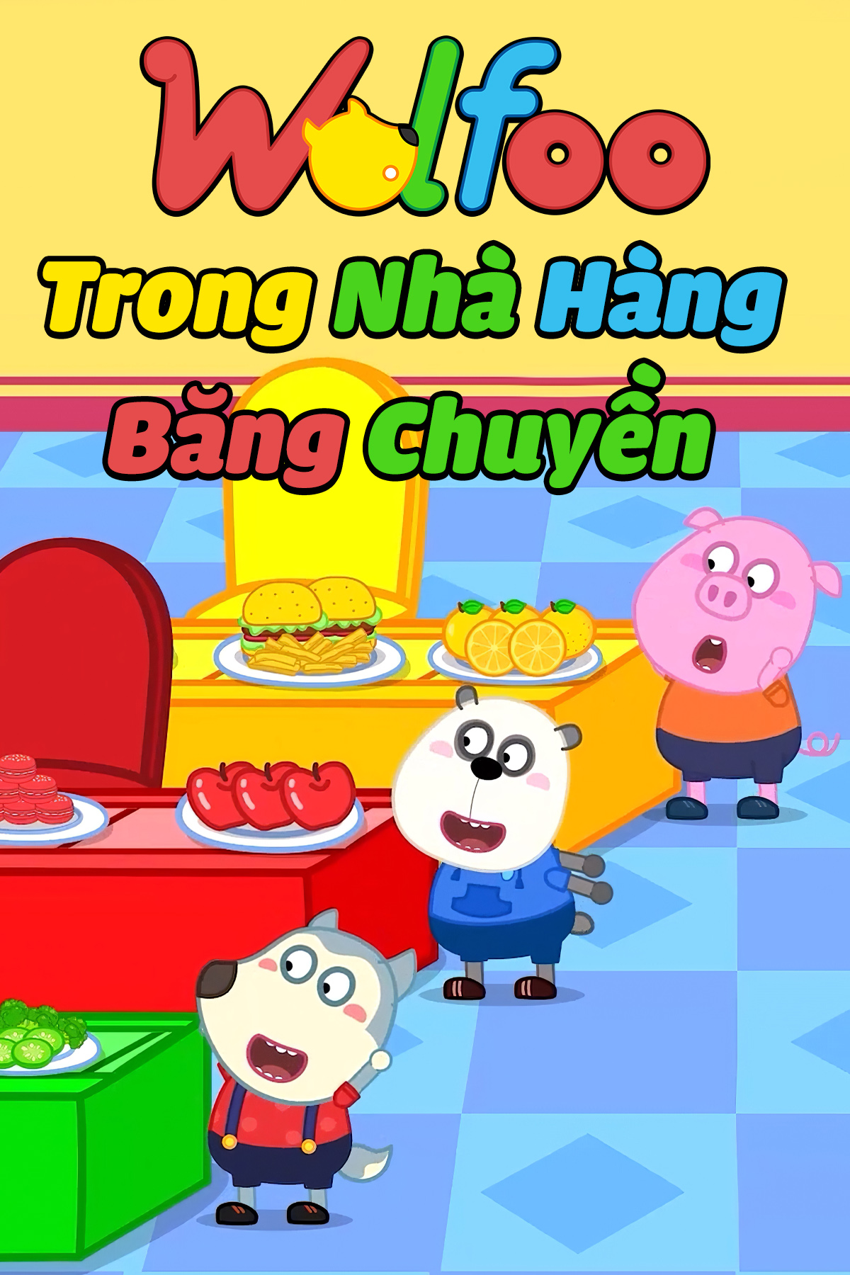 Wolfoo Trong Nh&agrave; H&agrave;ng Băng Chuyền