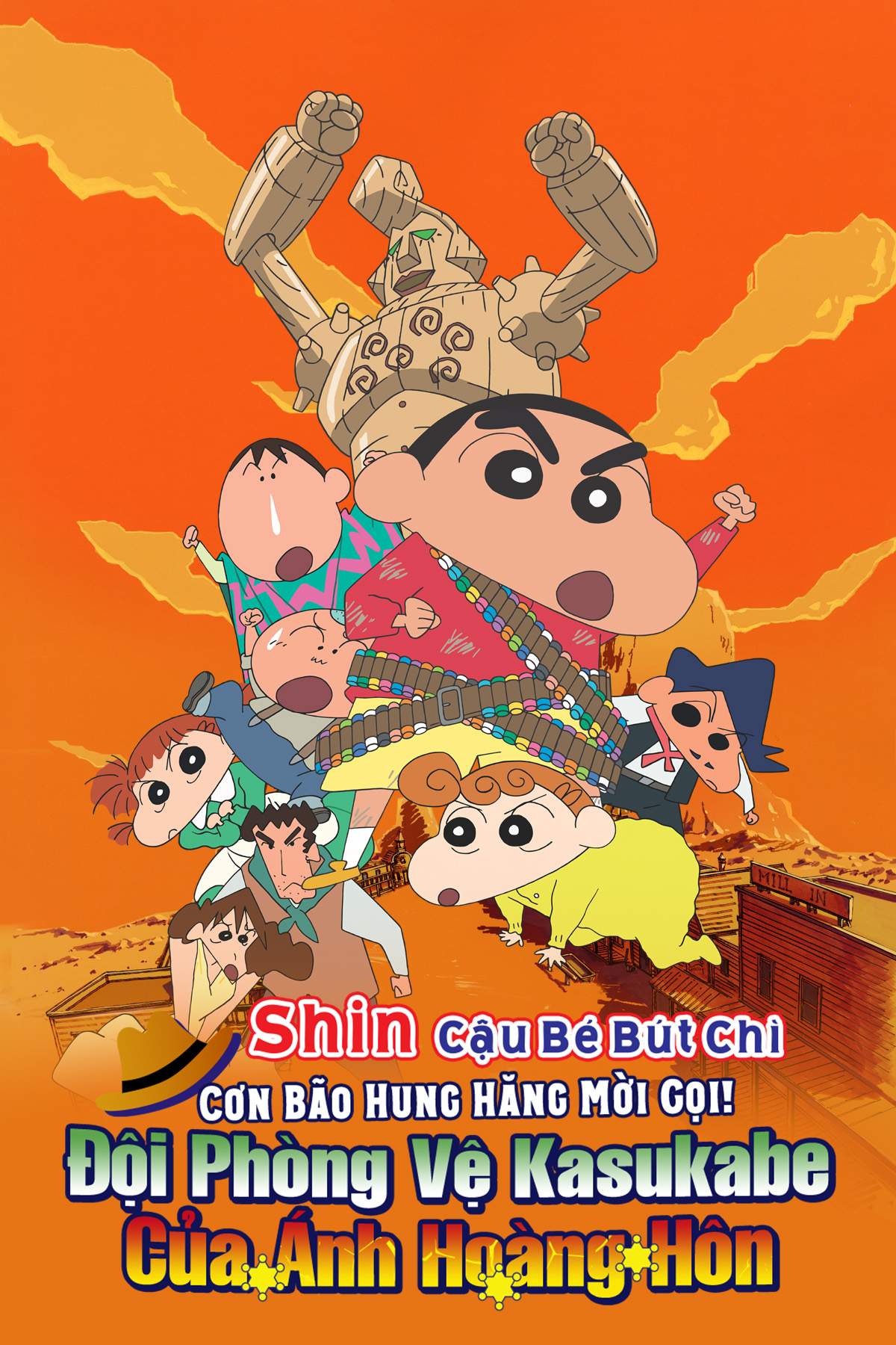 Shin - Cậu Bé Bút Chì: Cơn Bão Hung Hăng Mời Gọi! Đội Phòng Vệ Kasukabe Của Ánh Hoàng Hôn