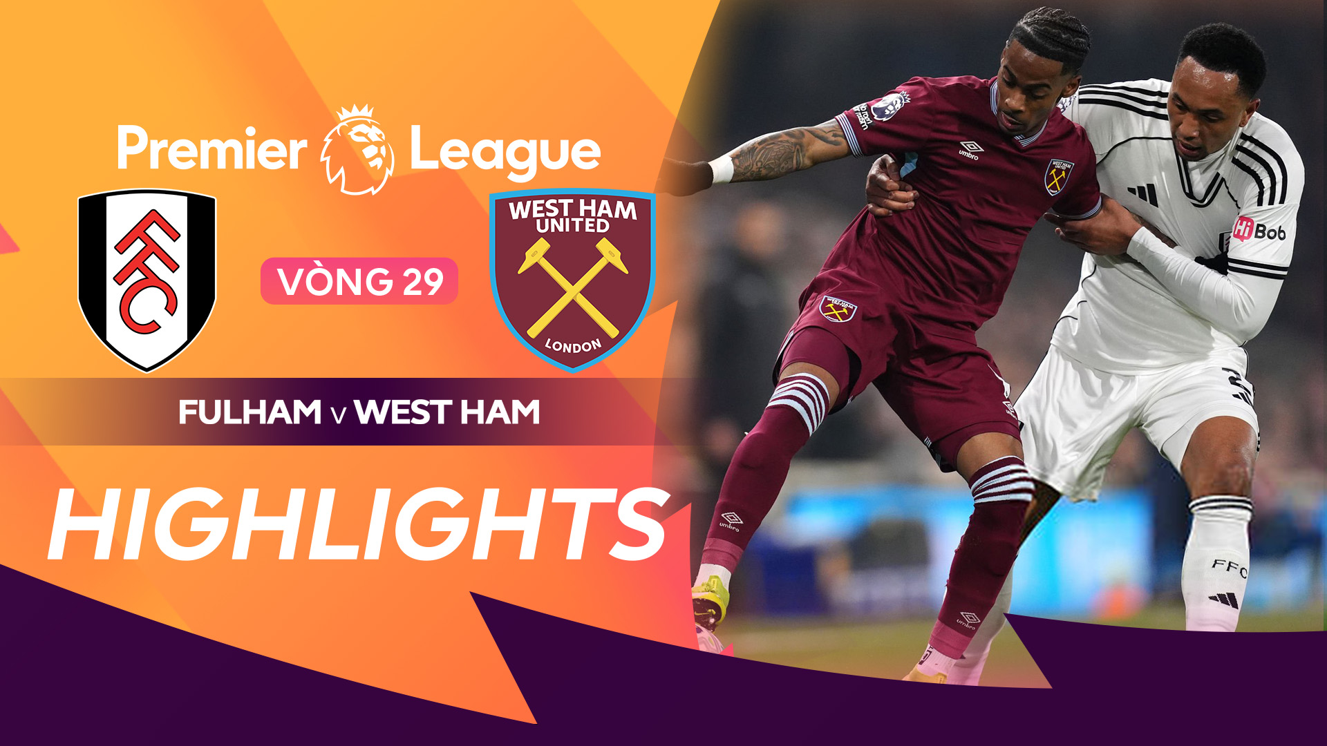 Fulham - West Ham United Highlights