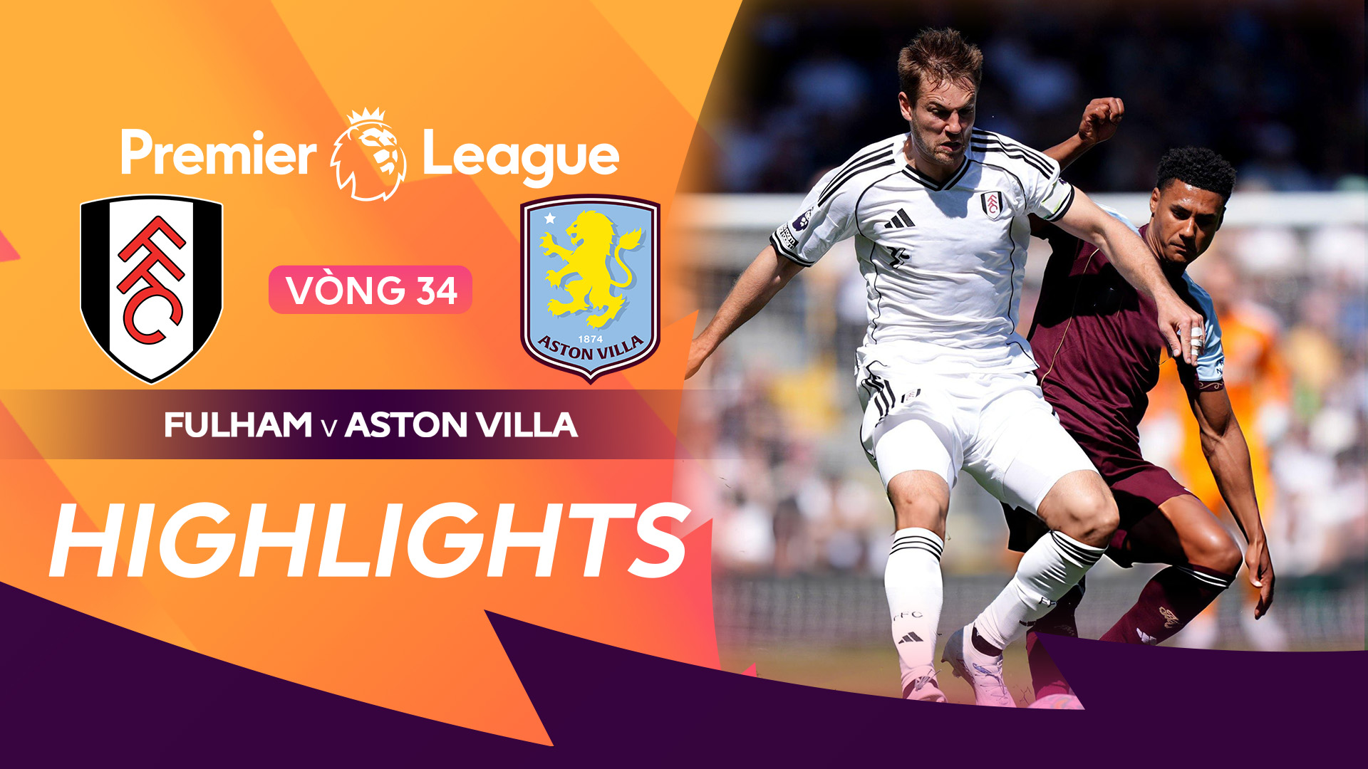 Fulham - Aston Villa Highlights