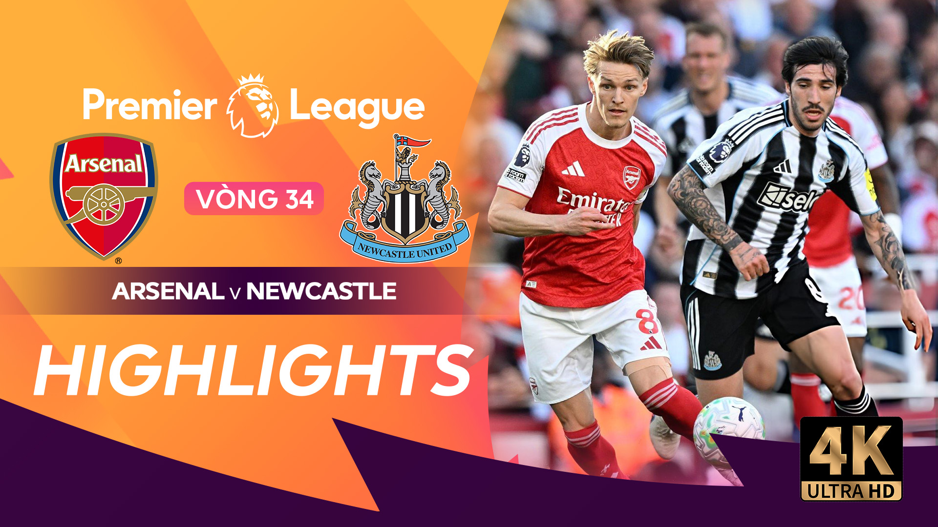 Arsenal - Newcastle United Highlights