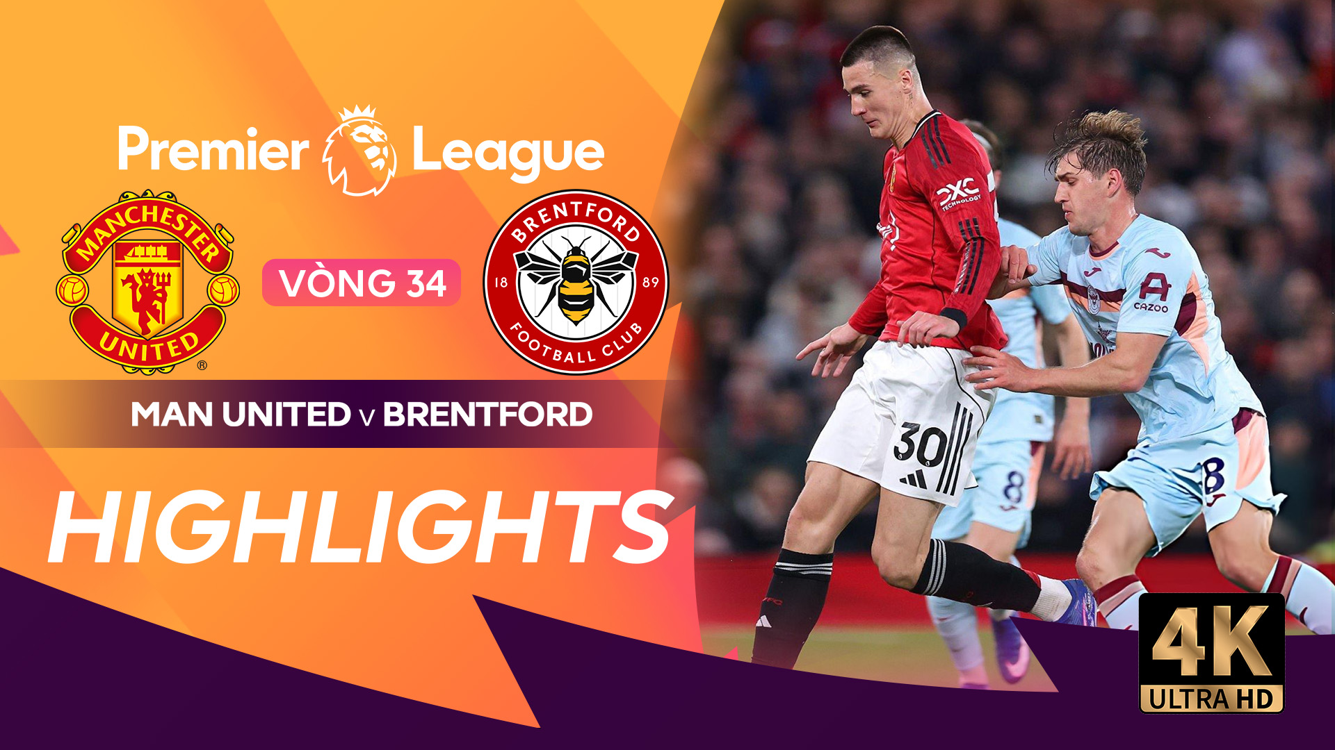 Manchester United - Brentford Highlights